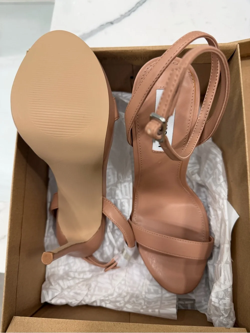 Steve Madden Tan Slingback Heel Sandal